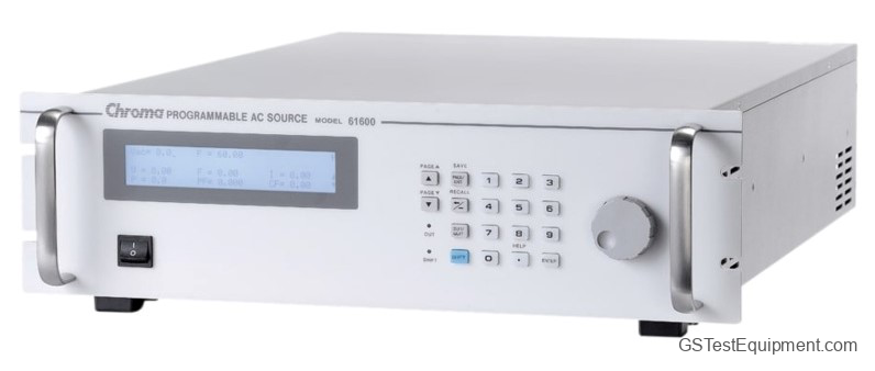 Chroma 61601 AC Power Supplies - front view