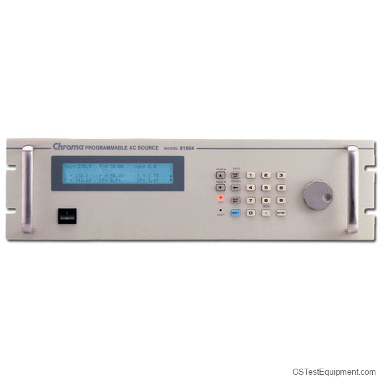 Chroma 61603 AC Power Supplies - front view