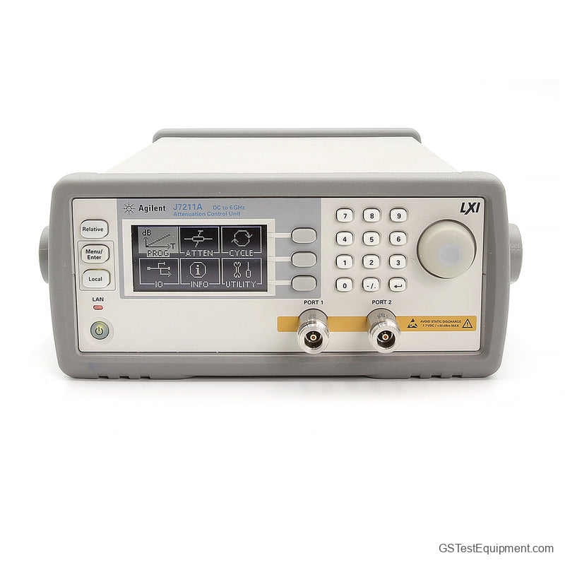 HP / Keysight / Agilent J7211A Attenuators - front view