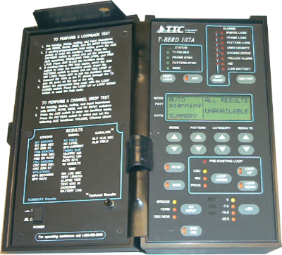 TTC 107A Bit Error Rate Testers - front view