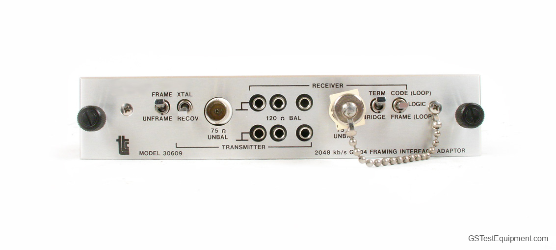 TTC 30609 Bit Error Rate Testers - front view