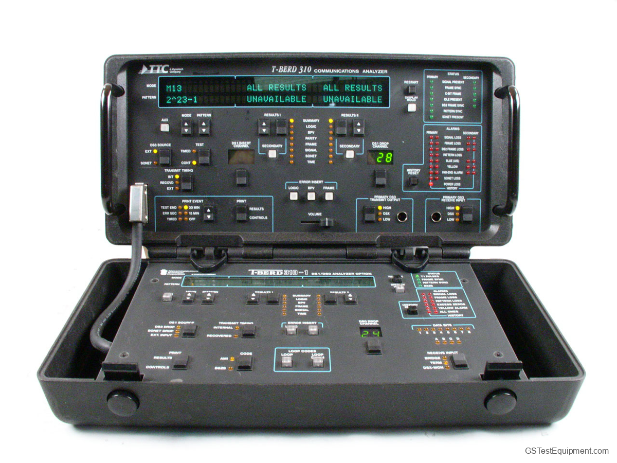 TTC 310 Bit Error Rate Testers - front view