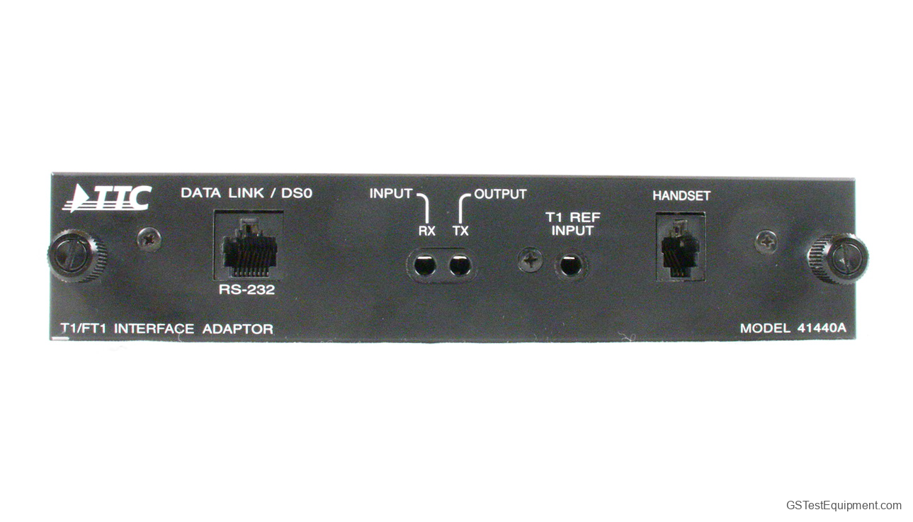 TTC 41440A Bit Error Rate Testers - front view