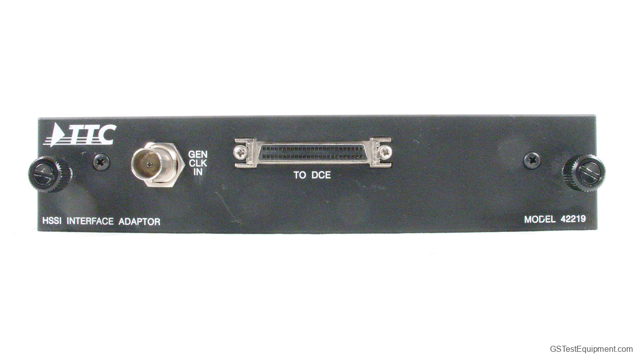 TTC 42219 Bit Error Rate Testers - front view