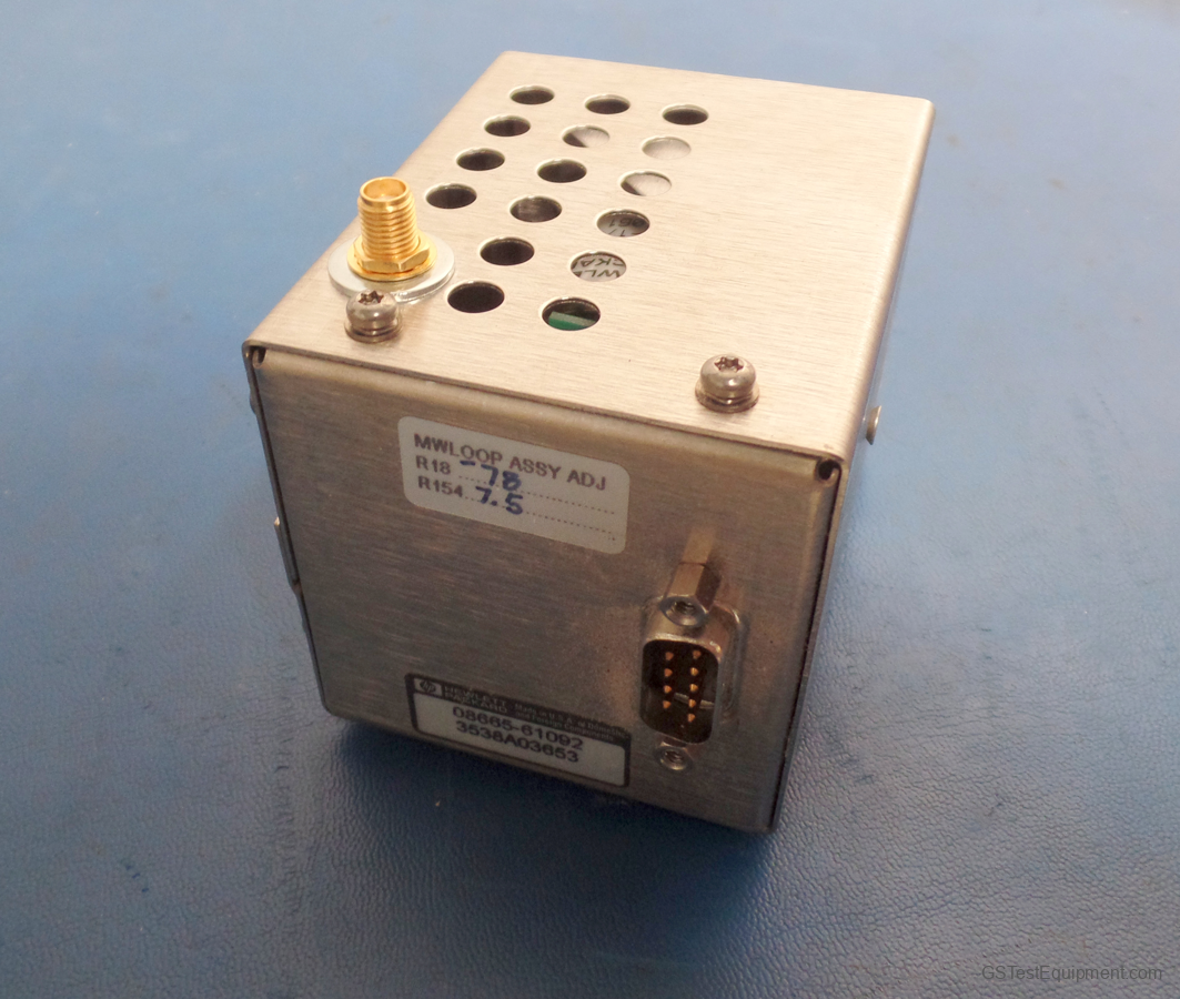 HP / Keysight / Agilent 08665-61092 Oscillator - front view