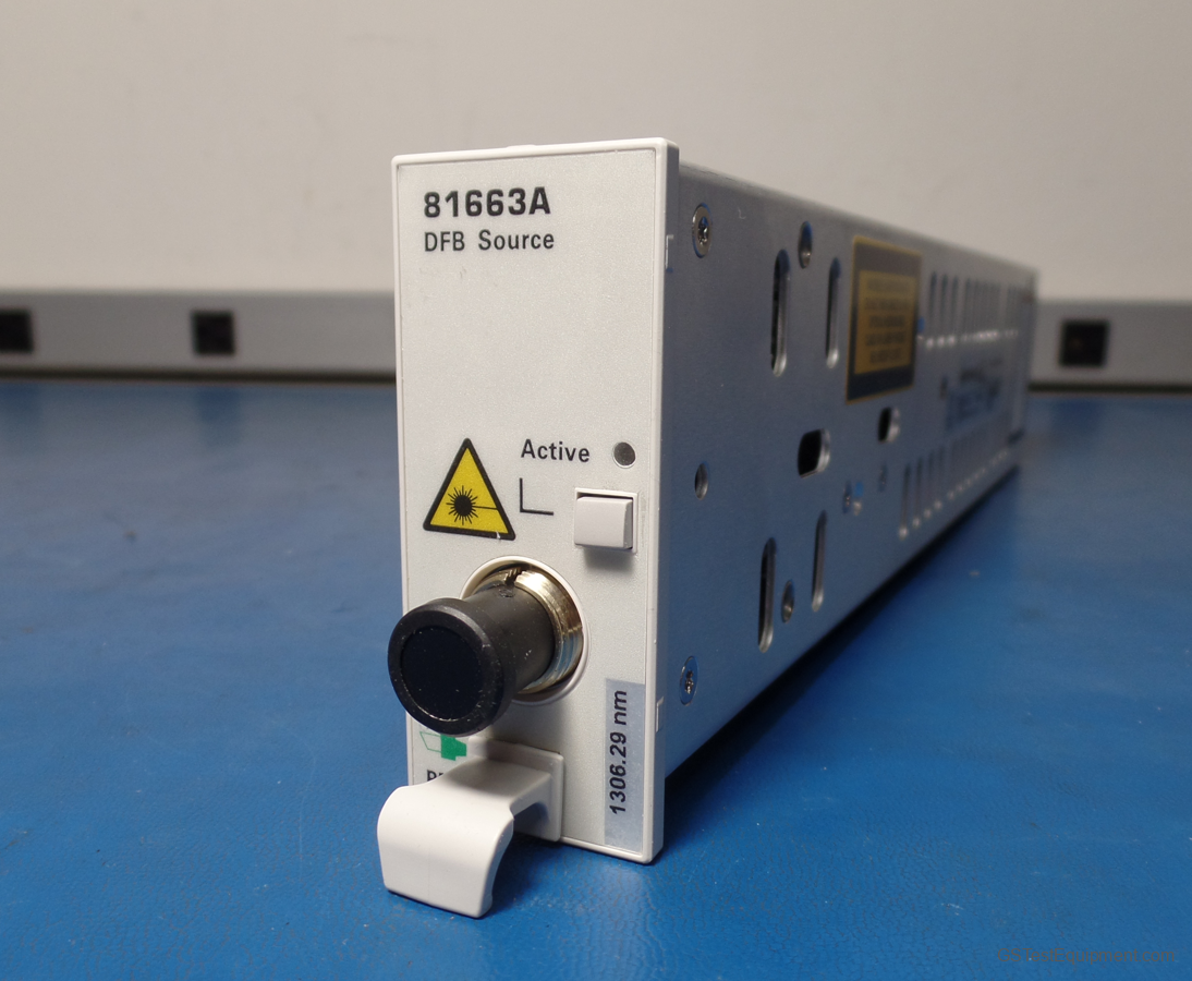 HP / Keysight / Agilent 81663A-131 Optical Meters - front view