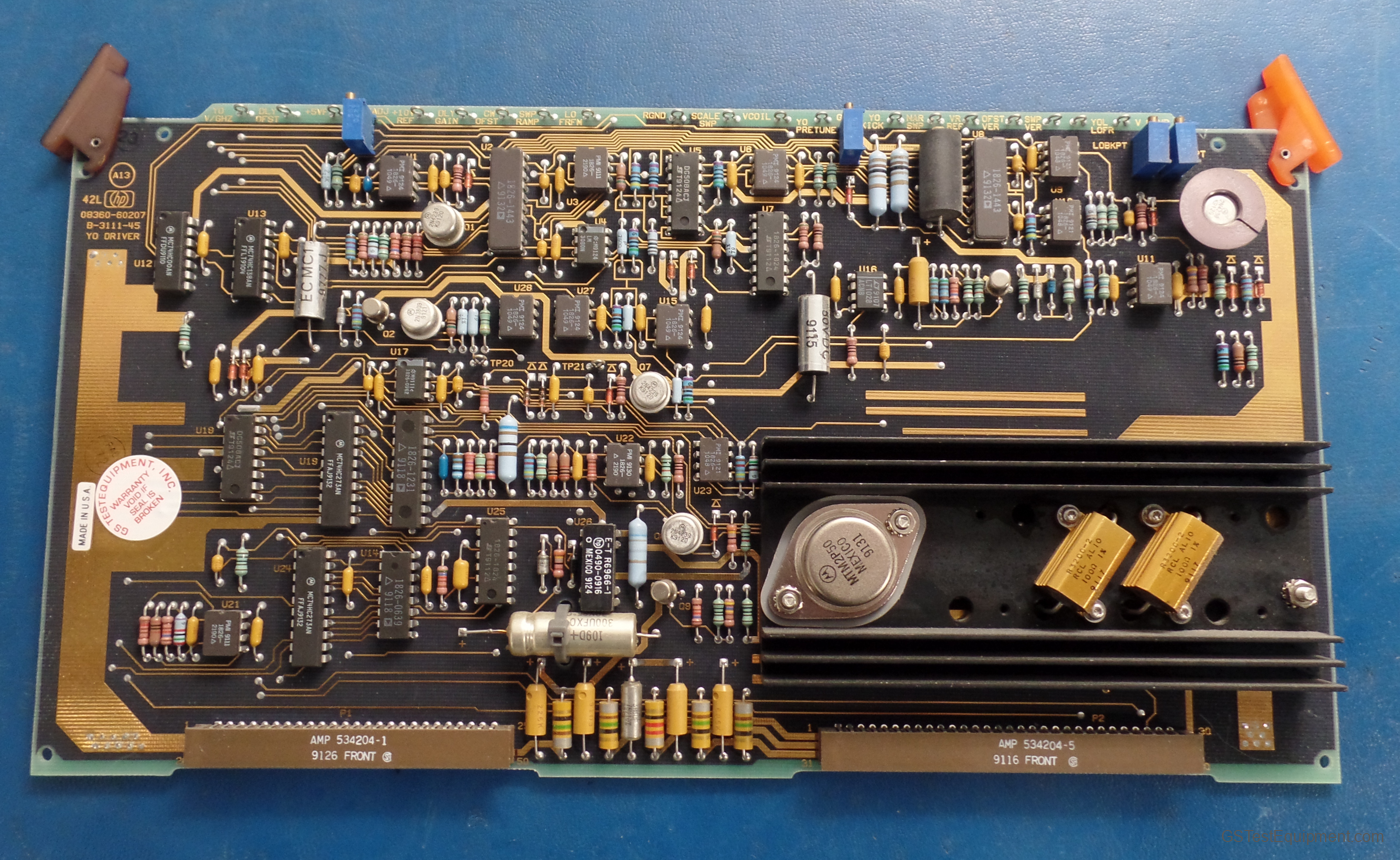 HP / Keysight / Agilent 08360-60207 Plug In / Part / Component / Module - front view