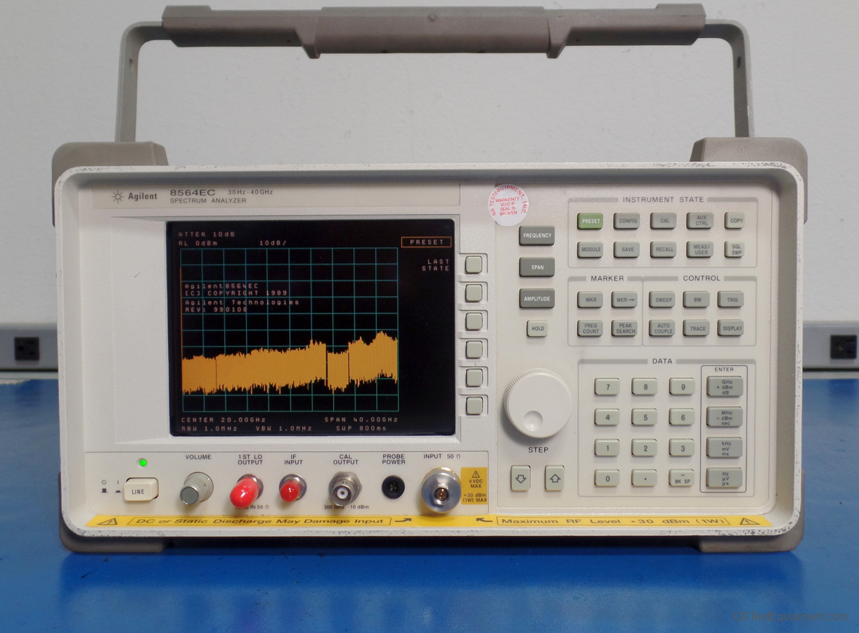 HP / Keysight / Agilent 8564EC Spectrum Analyzers - front view