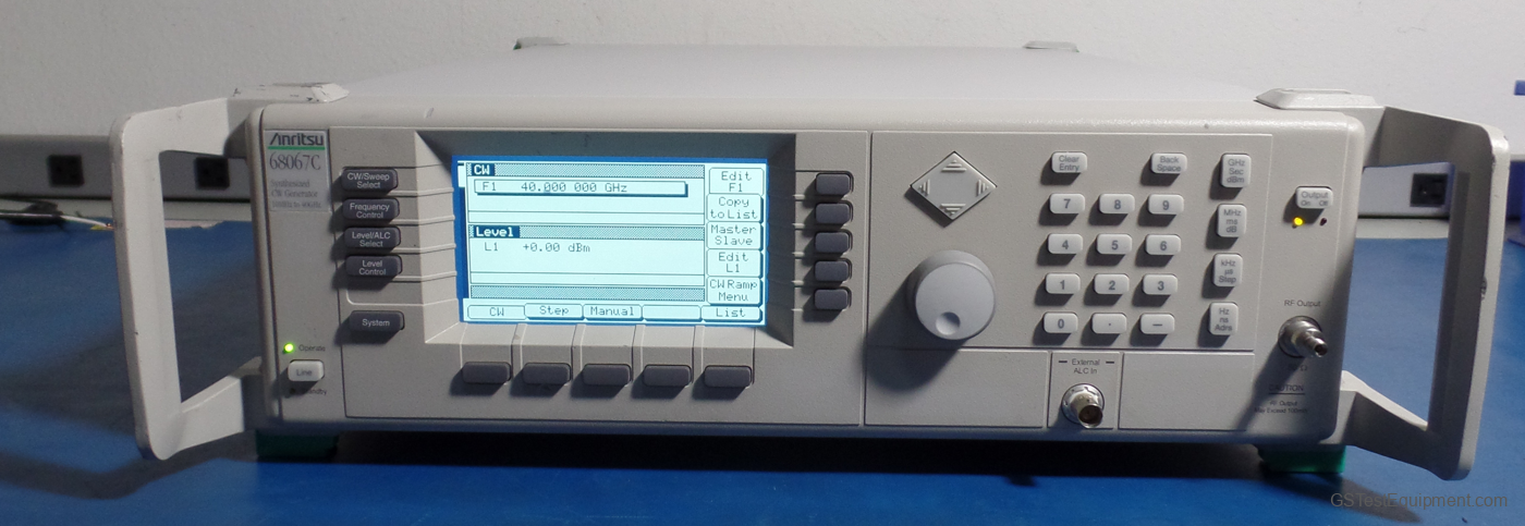 Anritsu 68067C Signal Gen/Synthesizers/Sweepers - front view