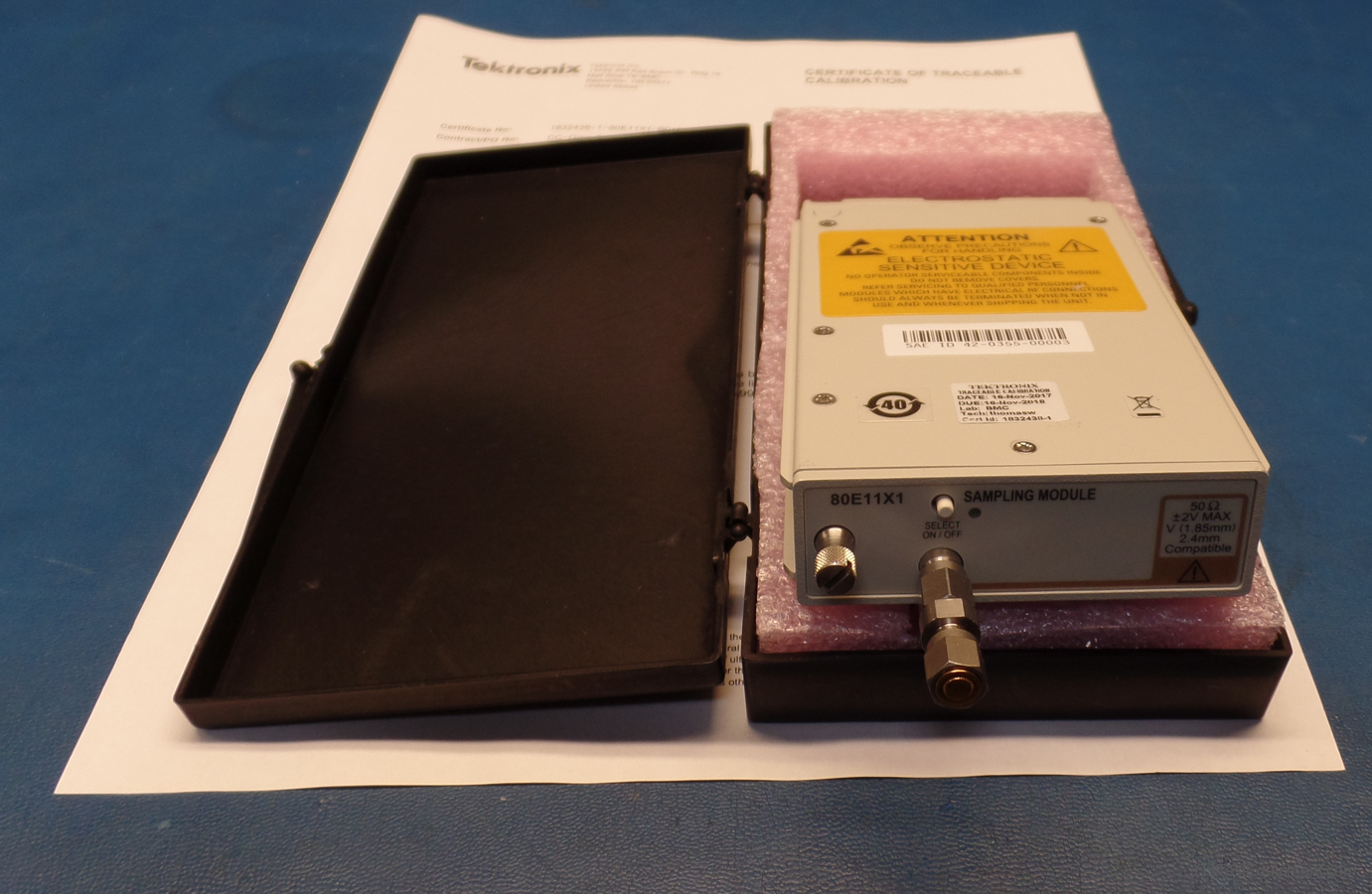 Tektronix 80E11X1 Plug In / Part / Component / Module - front view