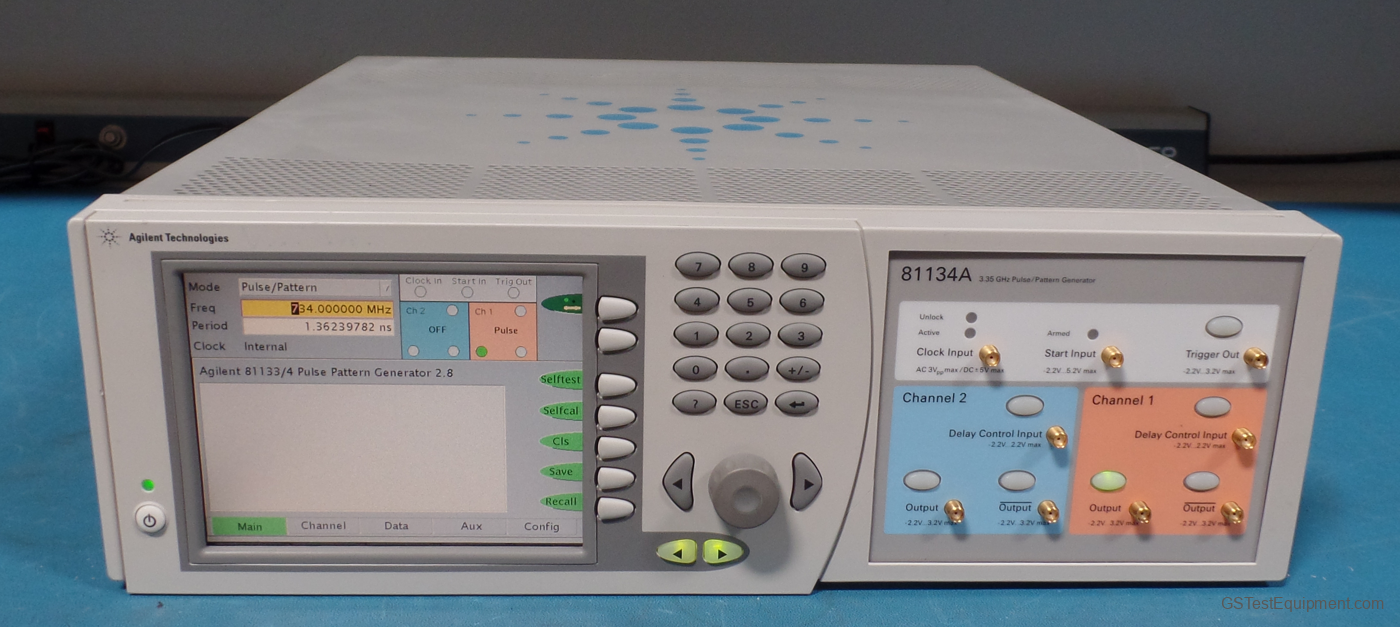 HP / Keysight / Agilent 81134A Pulse Generators - front view