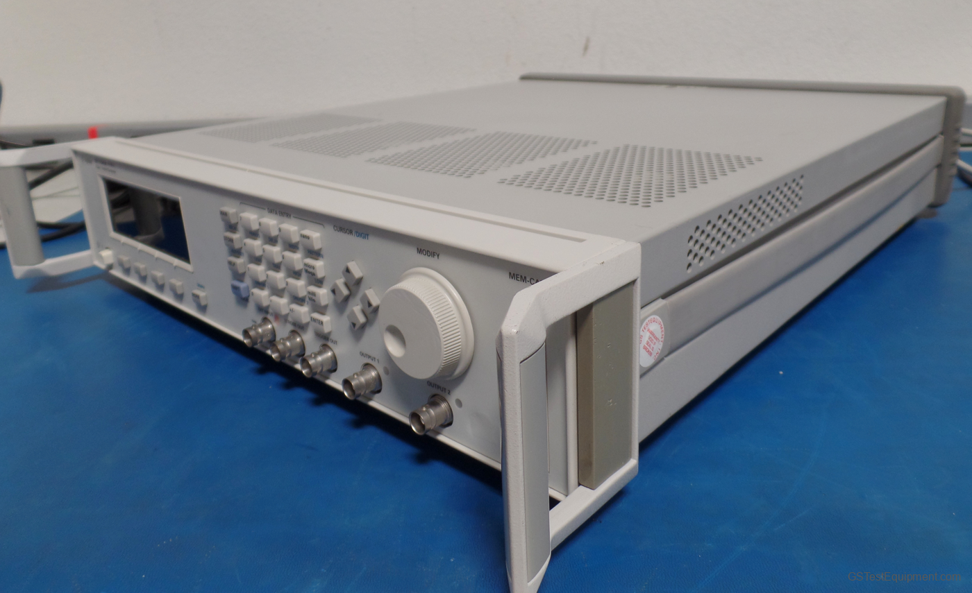HP / Keysight / Agilent 81104A Pulse Generators - front view