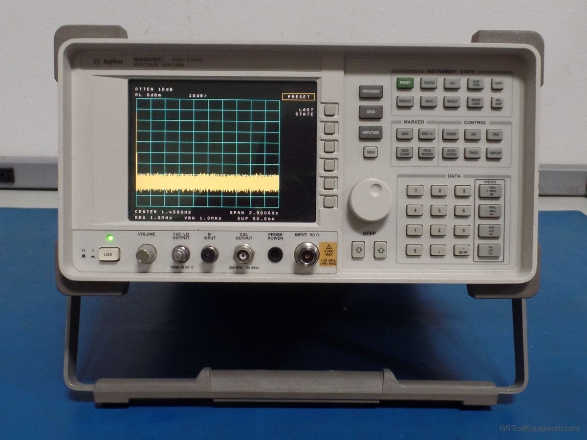 HP / Keysight / Agilent 8560EC Spectrum Analyzers - front view