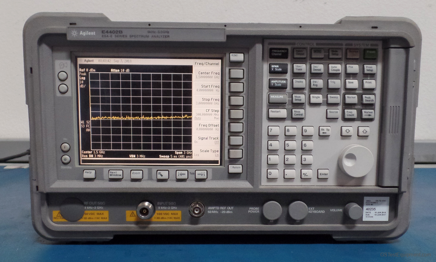 HP / Keysight / Agilent E4443A Spectrum Analyzers - front view