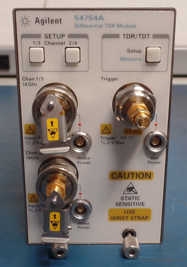 HP / Keysight / Agilent 54754A Optical Power Meters - front view