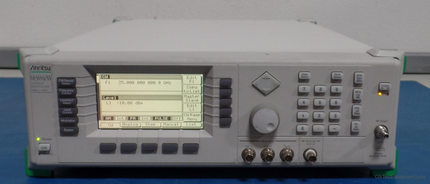 Anritsu 68369A/NV Signal Generators - front view
