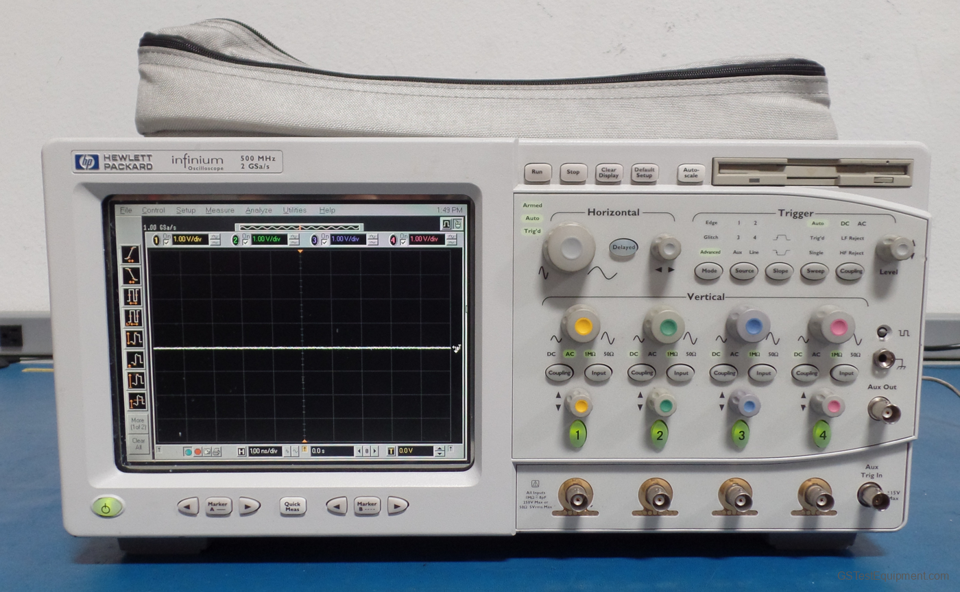 HP / Keysight / Agilent 54825A Oscilloscopes - front view