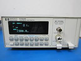HP / Keysight / Agilent 81536A Optical Power Meters - front view