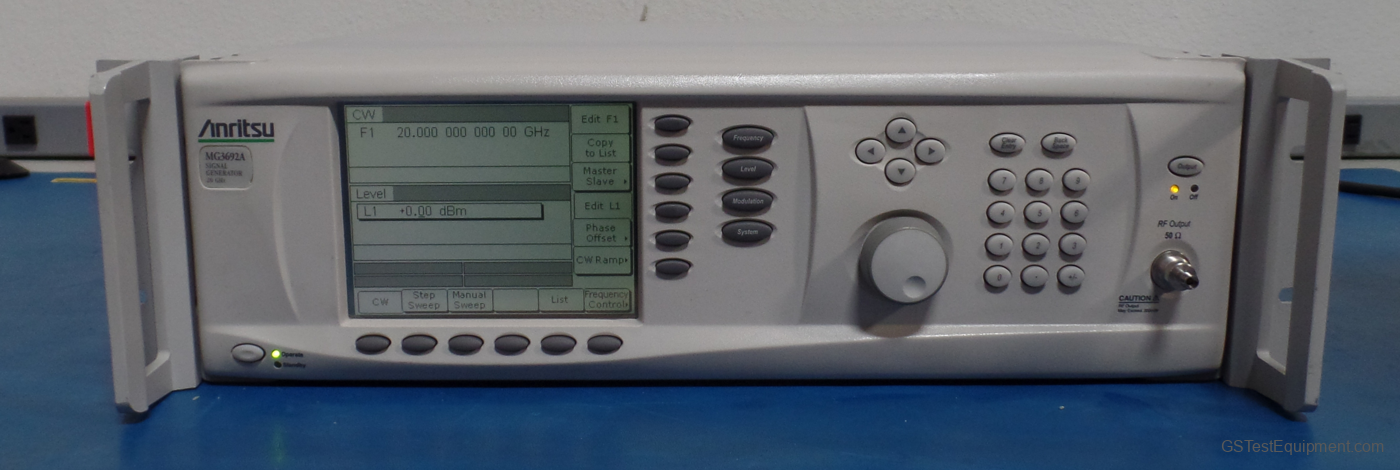 Anritsu MG3692A Signal Generators - front view