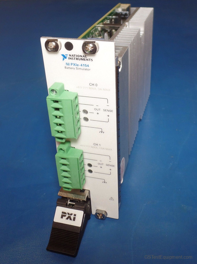 National Instruments PXIe-4154 Power Supplies - front view