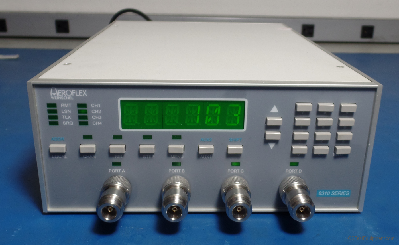 Aeroflex IFR 8310-138-2-F Attenuators - front view