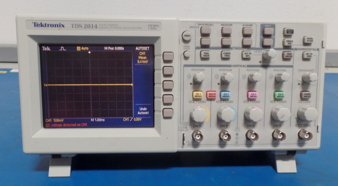 Tektronix TDS2014 Oscilloscopes - front view