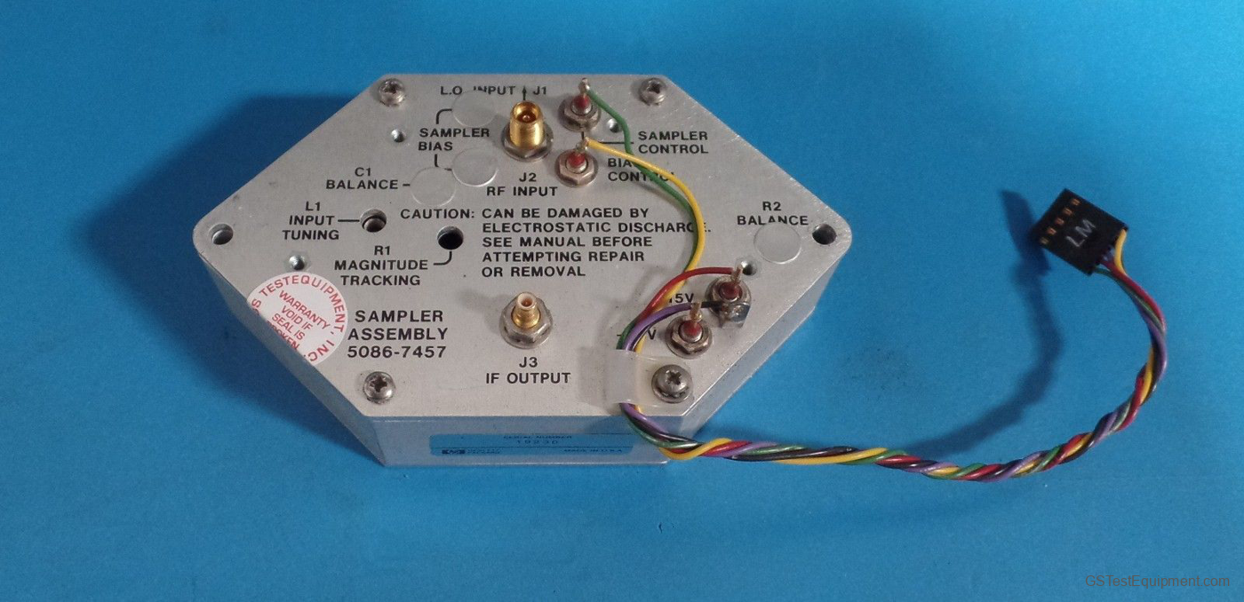 HP / Keysight / Agilent 5086-7457 Network Analyzers - front view