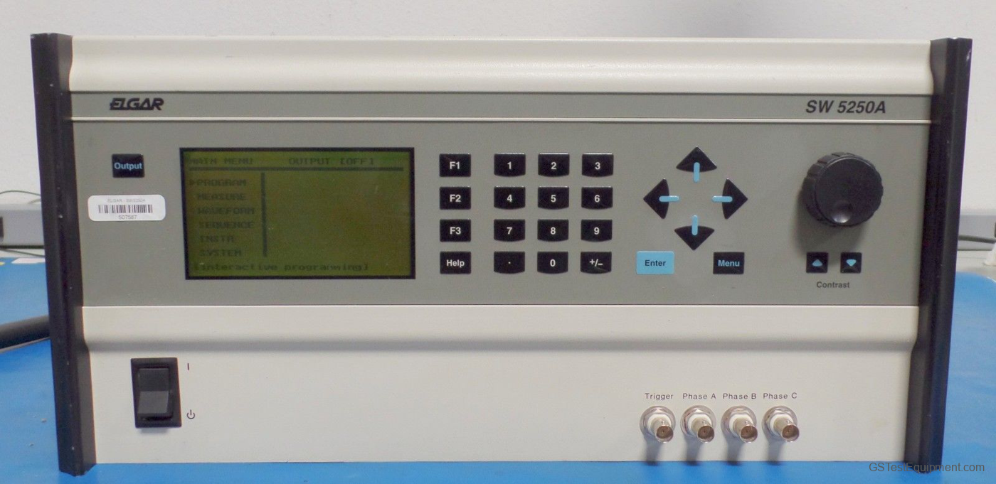 Elgar SW5250AE AC Power Supplies - front view