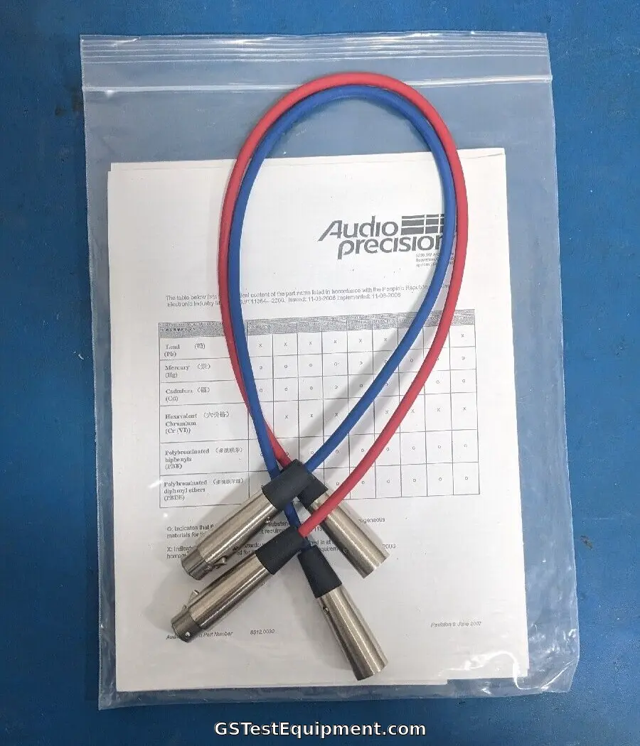 AUDIO PRECISION MICROPHONE CABLES