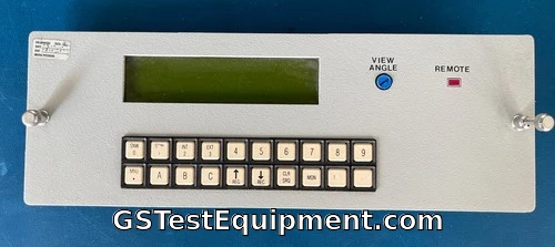 California Instruments front control panel for  2001XX and others