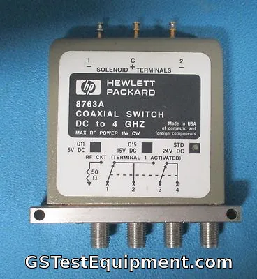 HP / Keysight / Agilent 8763A - main view