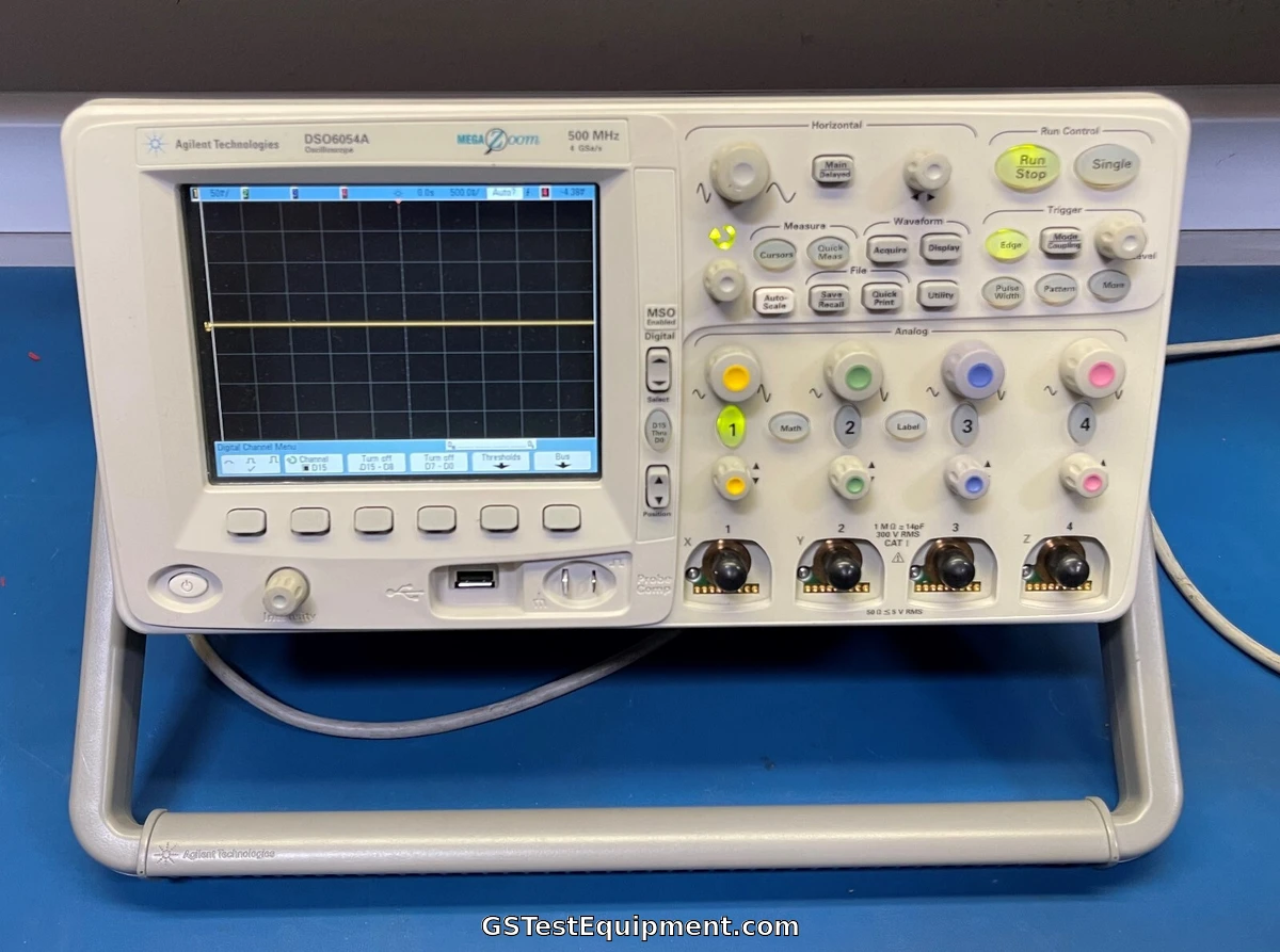 HP / Keysight / Agilent DSO6054A - main view