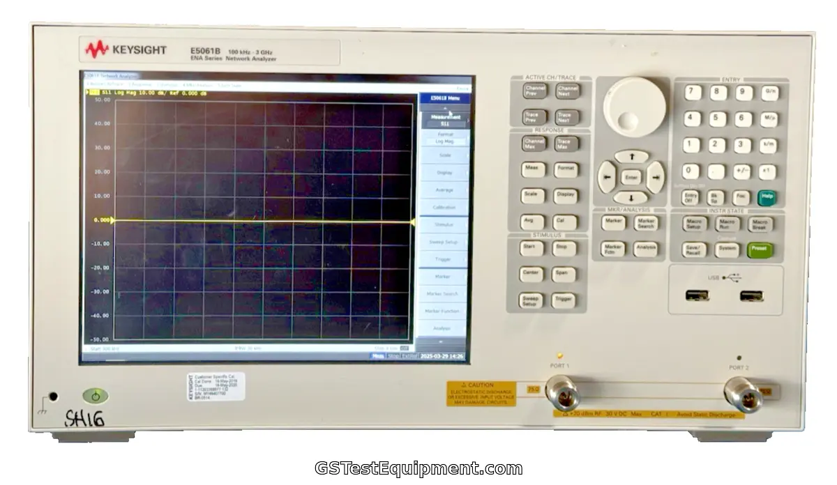 HP / Keysight / Agilent E5061B 020/237 - main view