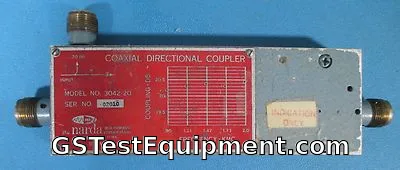 Narda 3042-20 Coaxial Directional Coupler .95 to 2GHz, 20dB