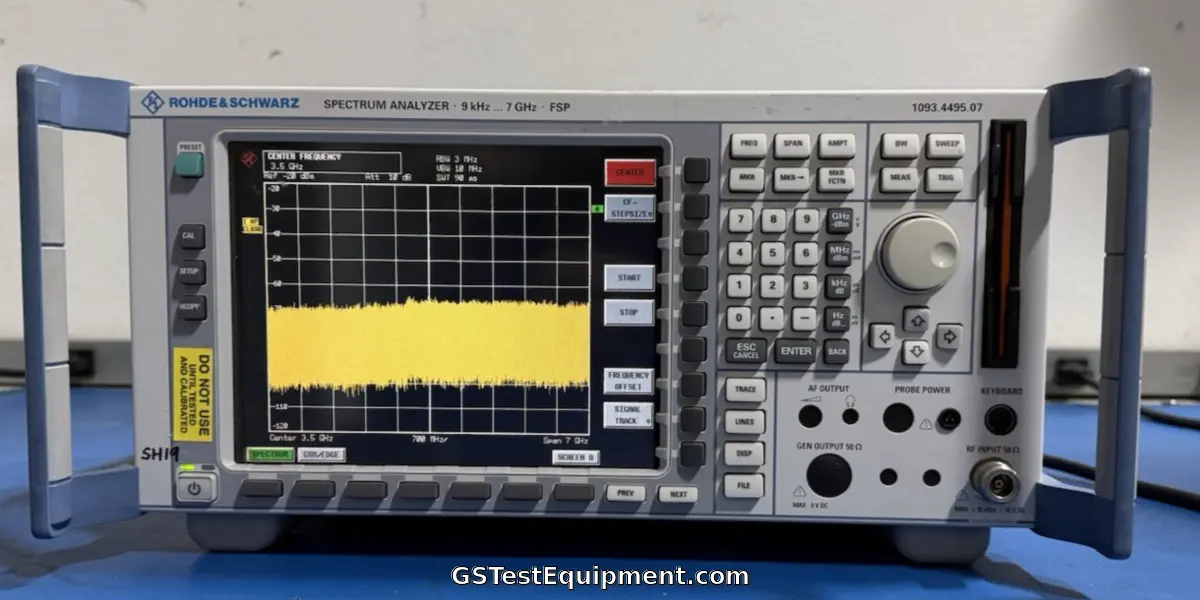 Rohde and Schwarz FSP7 - main view
