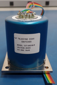 broadband, multi-throw, electromechanical coaxial switch