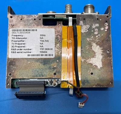 ROHDE & SCHWARZ RF Front End FSH3 3GHz Spectrum Analyzer p/n 1157.3606.00 preamp
