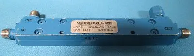 Weinschel 1538RA-20 Directional Coupler 20 dB, 0.5 to 2.0 GHz